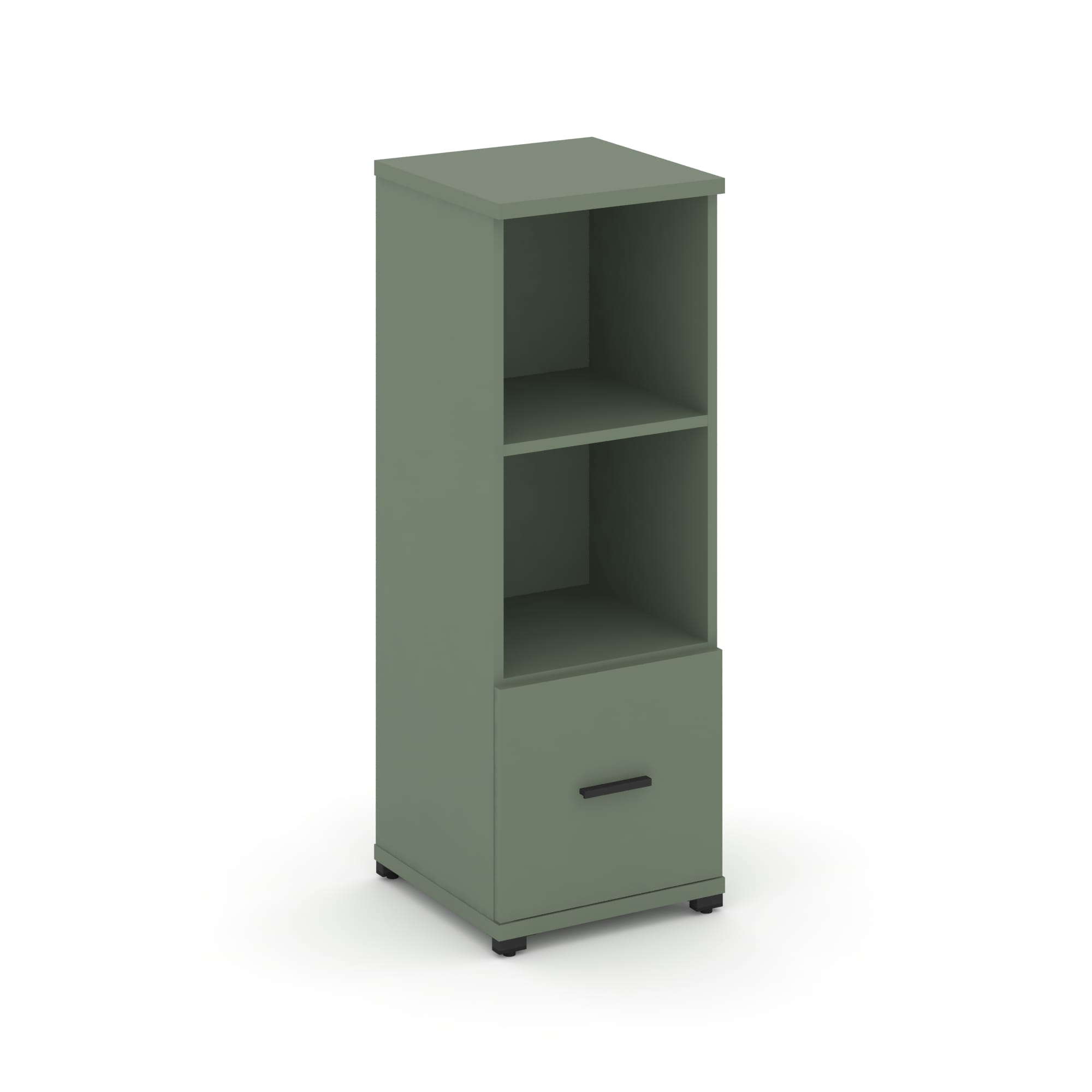 Concept Шкаф 1 узкая секция, 3 ниши CN.STU-311 B Кобо/Металл Черный 420*420*1186