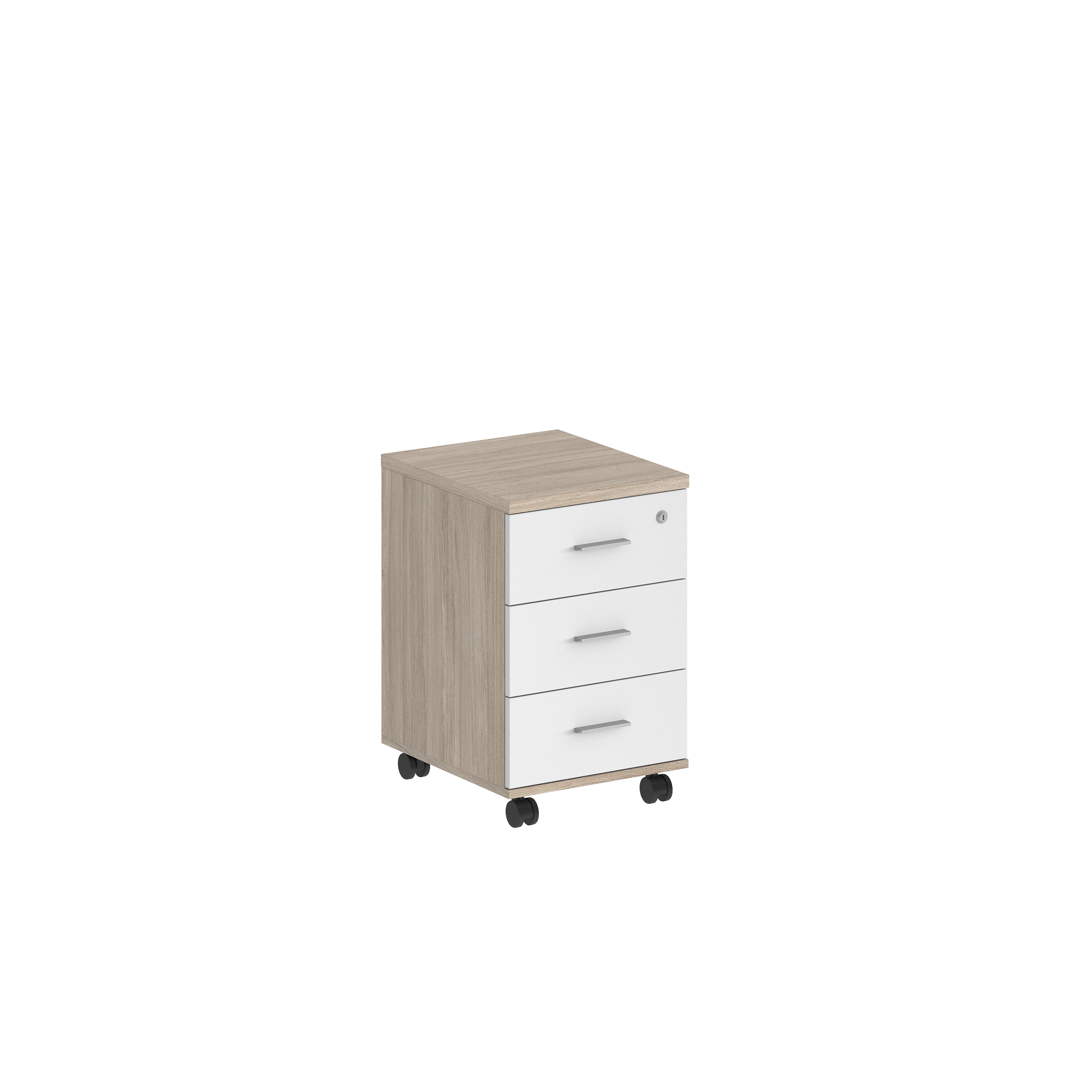 Тумба мобильная с 3 ящ. 404х460х619, с замком СГ / SG.611.ОЛ / OL.У / WH