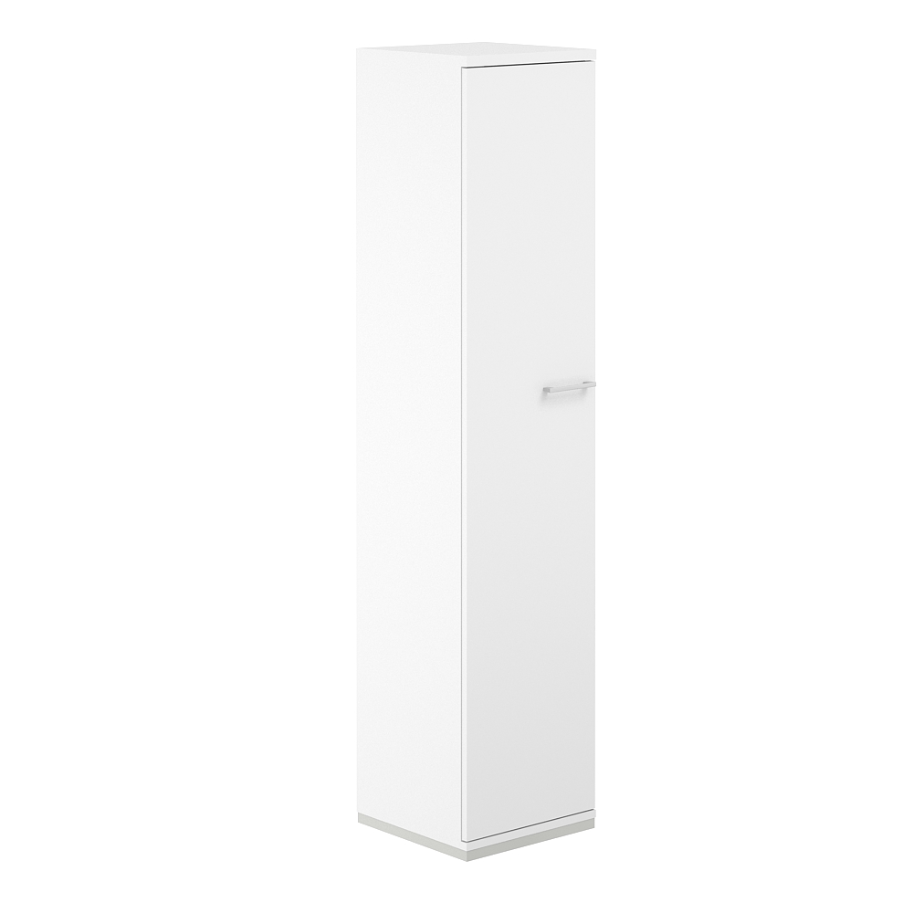 Шкаф 5 ур. 400х400х1833 с высокой дверью AG.209.WH.WH.WH.L