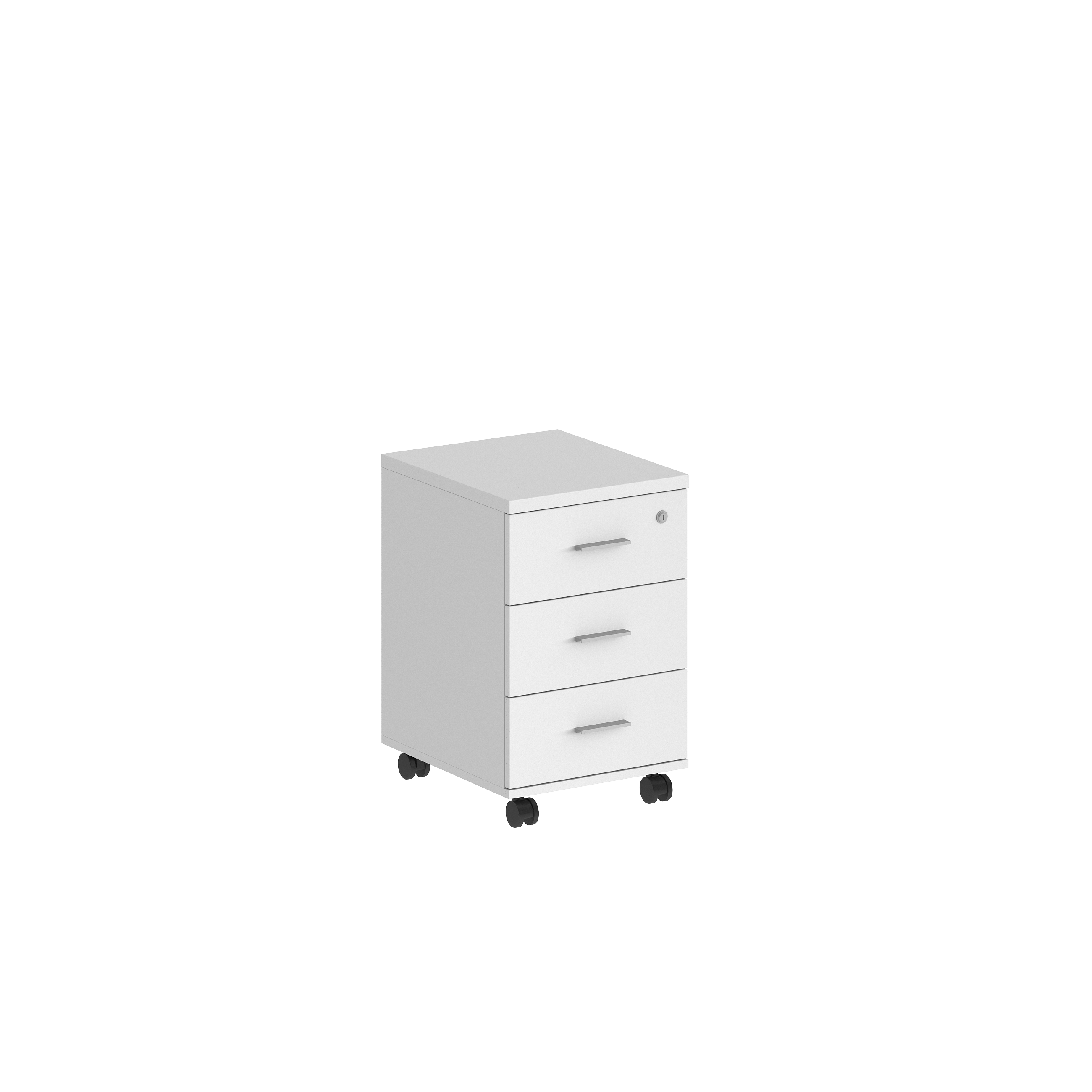 Тумба мобильная с 3 ящ. 404х460х619, с замком СГ / SG.611.У / WH.У / WH
