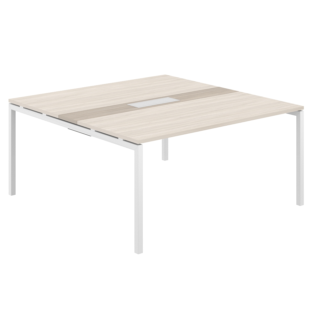 Стол переговорный комбинированный 1600х1638х750 МК40х40 SG.283.OL.44.WH.OD