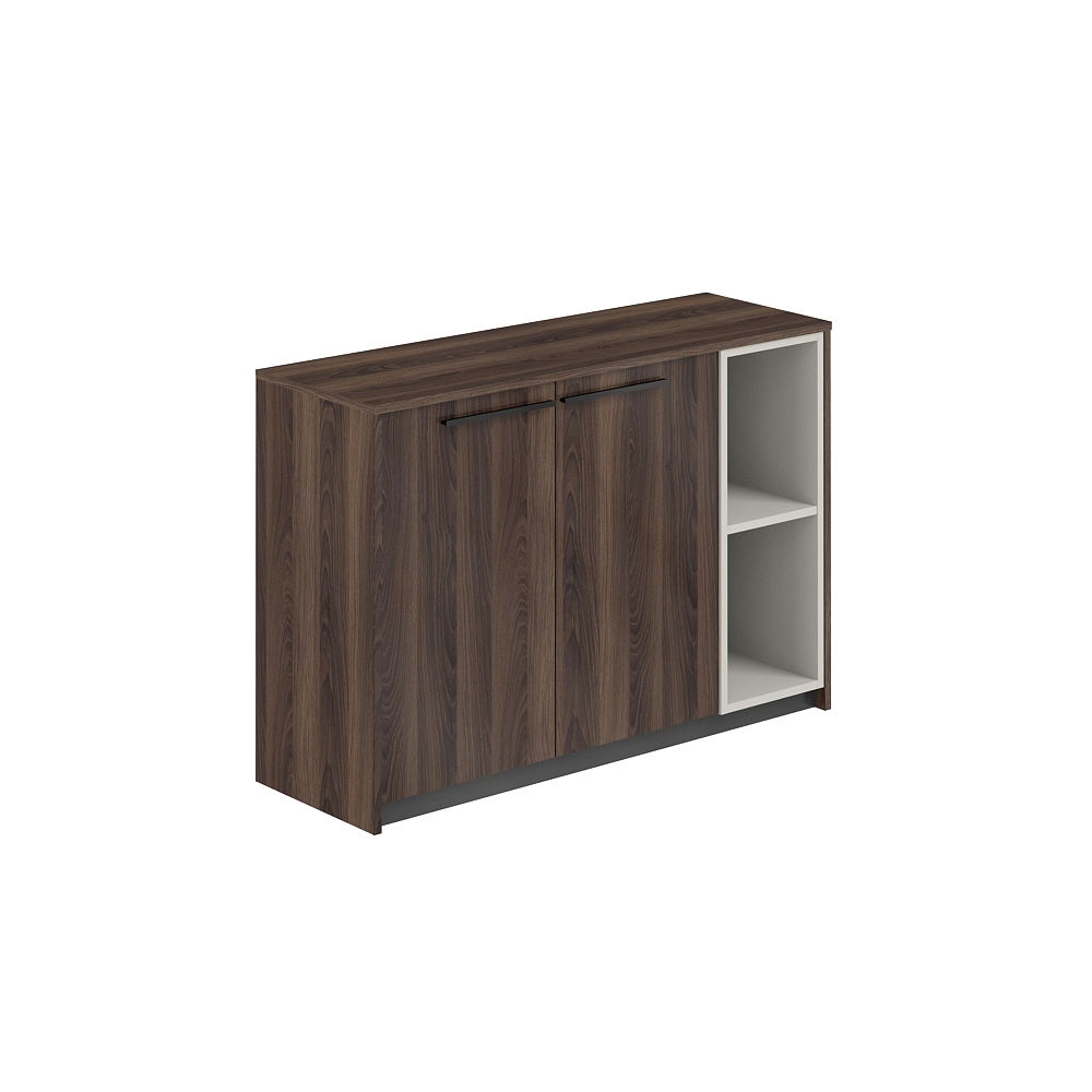 Шкаф низкий со стеллажом, 1240х410х842 RF.324.DA.DA.PG.R