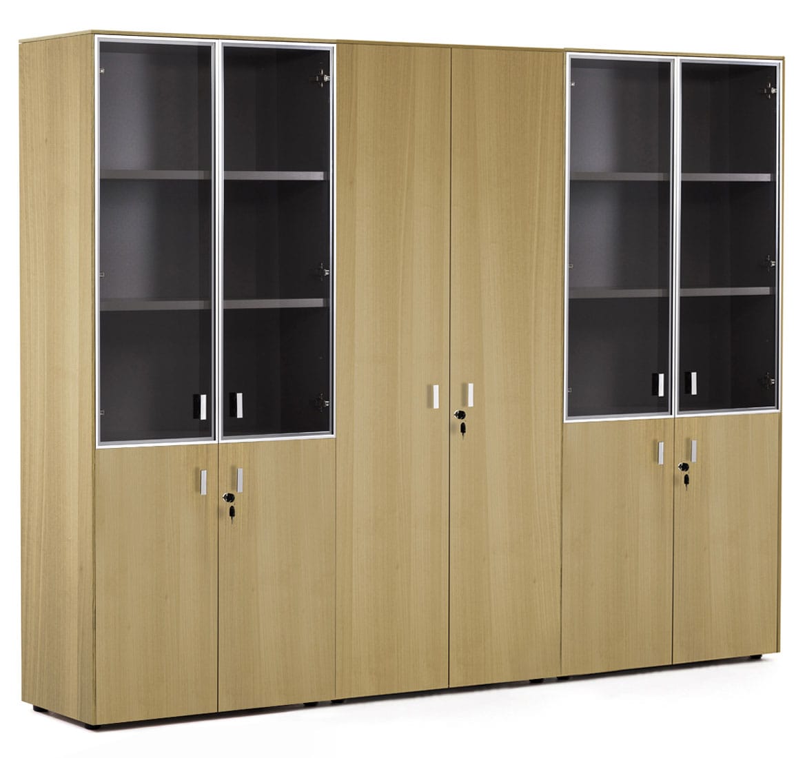 Шкаф высокий тройной комбинированный (с гардеробом) Enzo 109 731 ECL