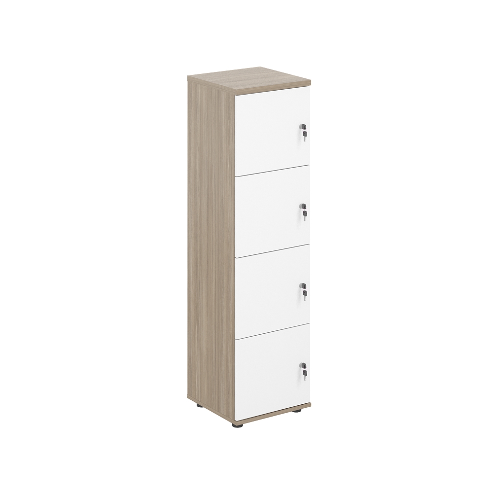 Локер 4 ячейки 400х400х1483 SG.817.OD.WH
