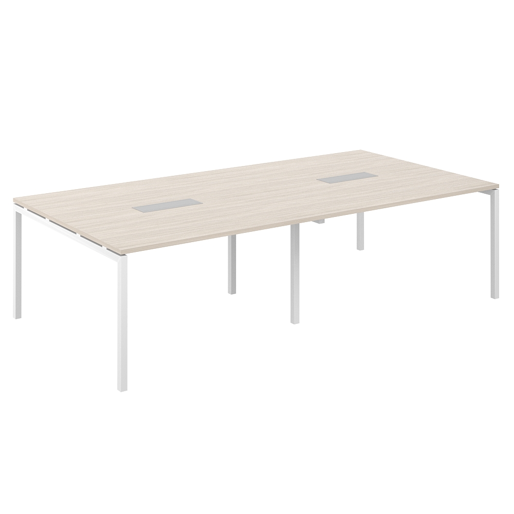 Стол переговорный 2800х1438х750 МК40х40 SG.275.OL.44.WH