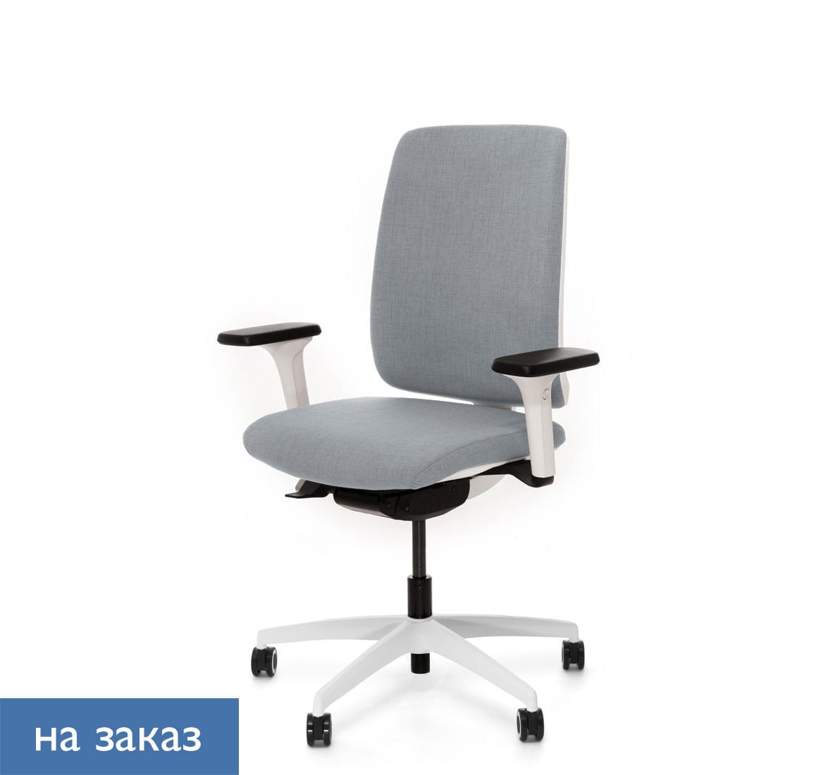 DION W Кресло, синх, 4D, бел СЕРЫЙ/БЕЛЫЙ