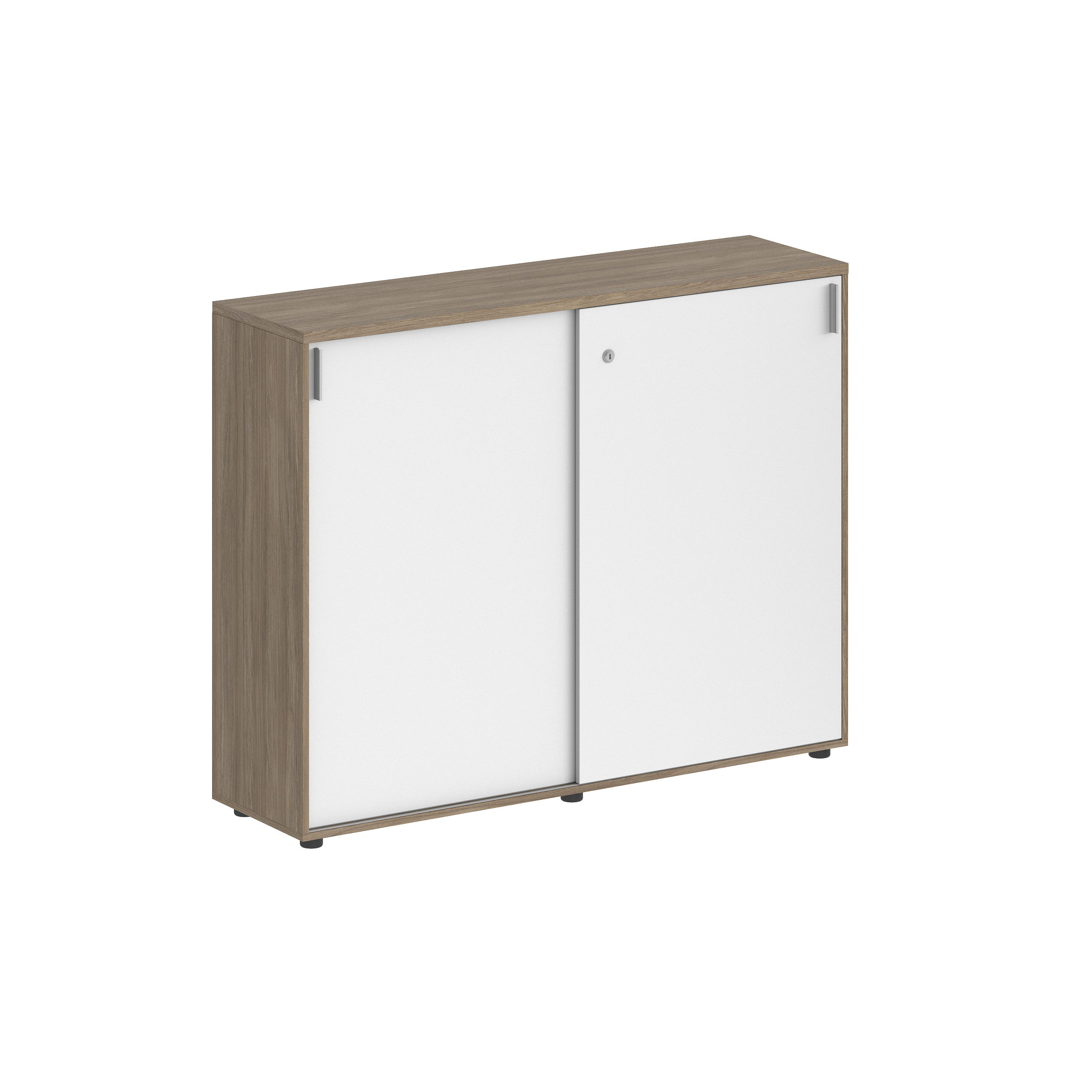 Шкаф купе 1438х400х1125 средний, с замком SG.712.OD.WH