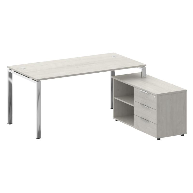 Metal System Direct Стол руковод. с тумбой БГ.СРТ-4.8 (R) 1700*1620*75