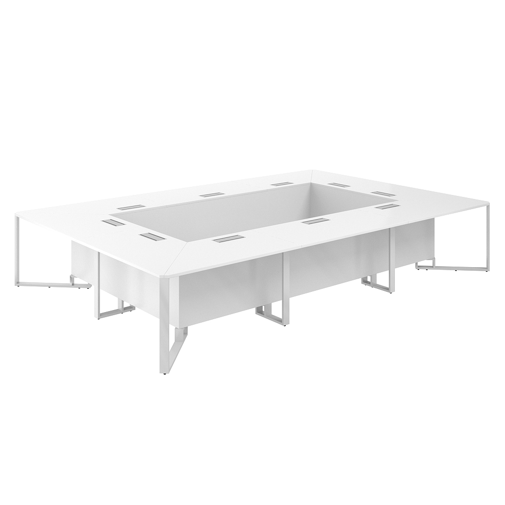 Стол переговорный 4200х2800х750 SP.0108.WH.WH.WH
