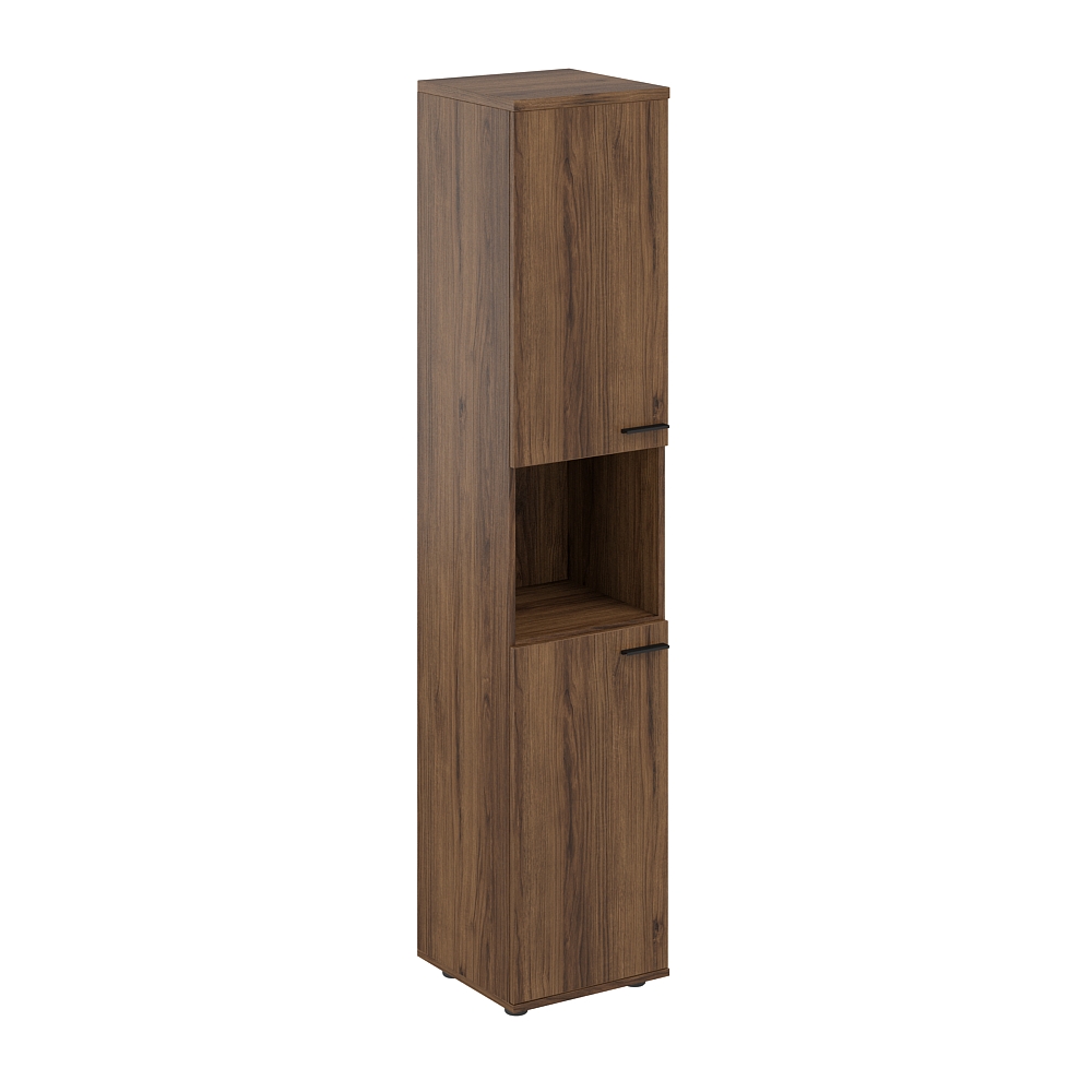 Шкаф высокий с нишей 400х400х1955, з.ст HDF, левый SG.846.DM.DM.DM.L