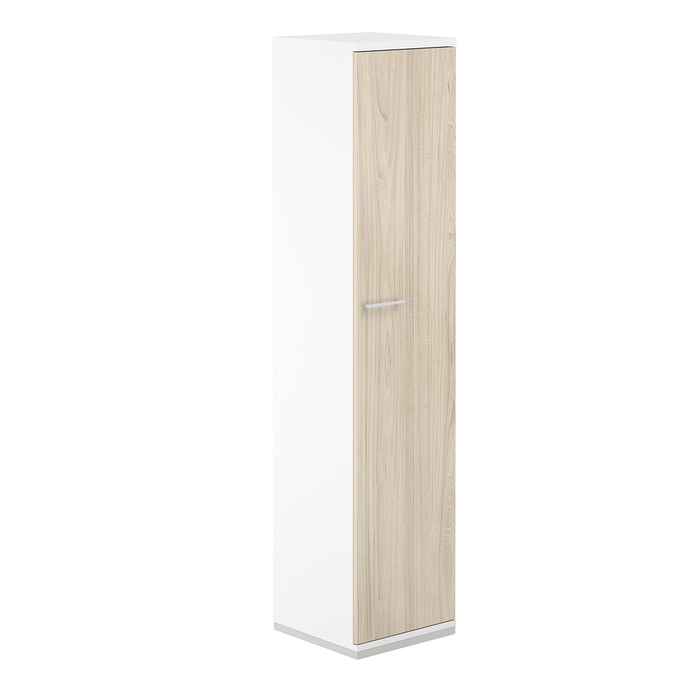 Шкаф 5 ур. 400х400х1833 с высокой дверью AG.209.WH.WH.AR.R