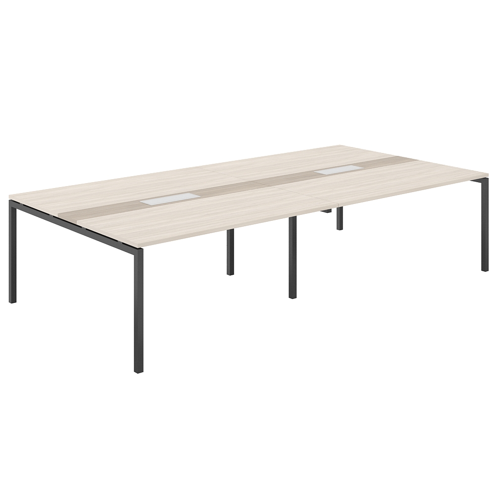 Стол переговорный комбинированный 3200х1638х750 МК40х40 SG.286.OL.44.AN.OD