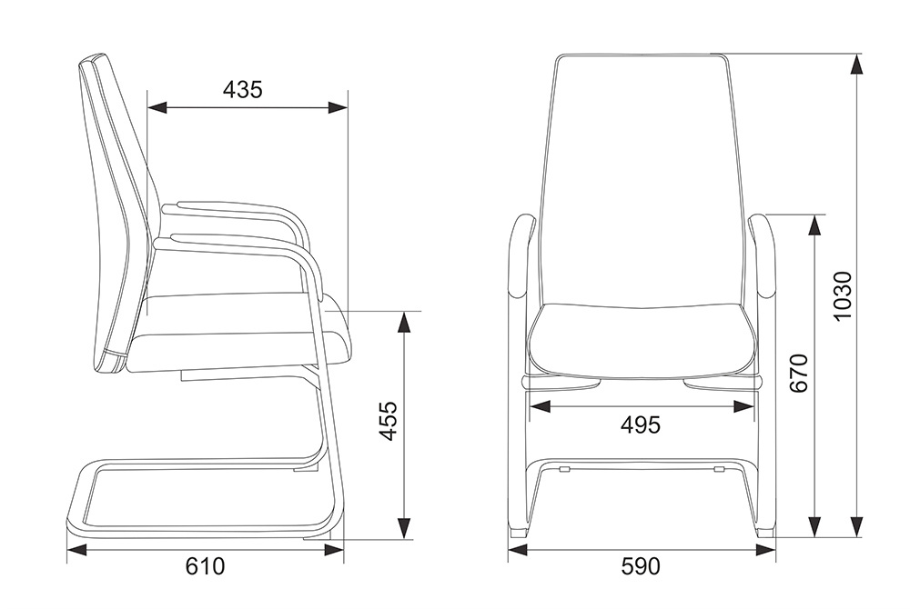 Кресло Бюрократ _JONS-LOW-V