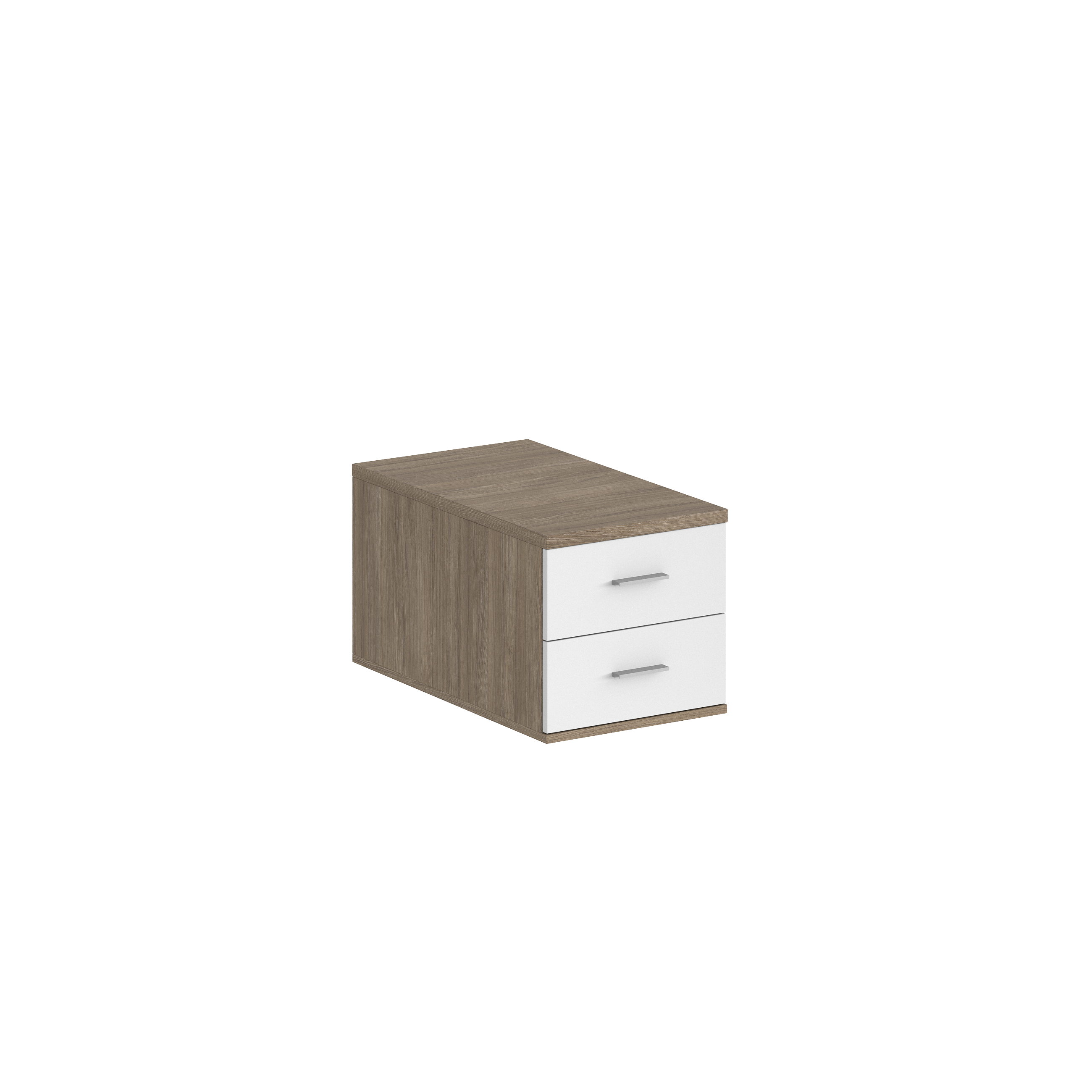Подвесная тумба с 2 ящ., 700, 400х518х342 SG.537.OD.WH