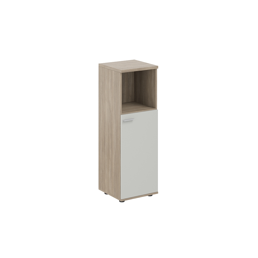 Шкаф средний с нишей 400х400х1200, 1 дв., з.ст HDF, правый SG.844.OD.SH.R