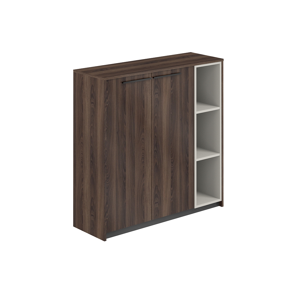 Шкаф средний со стеллажом, 1240х410х1226 RF.402.DA.DA.PG.R