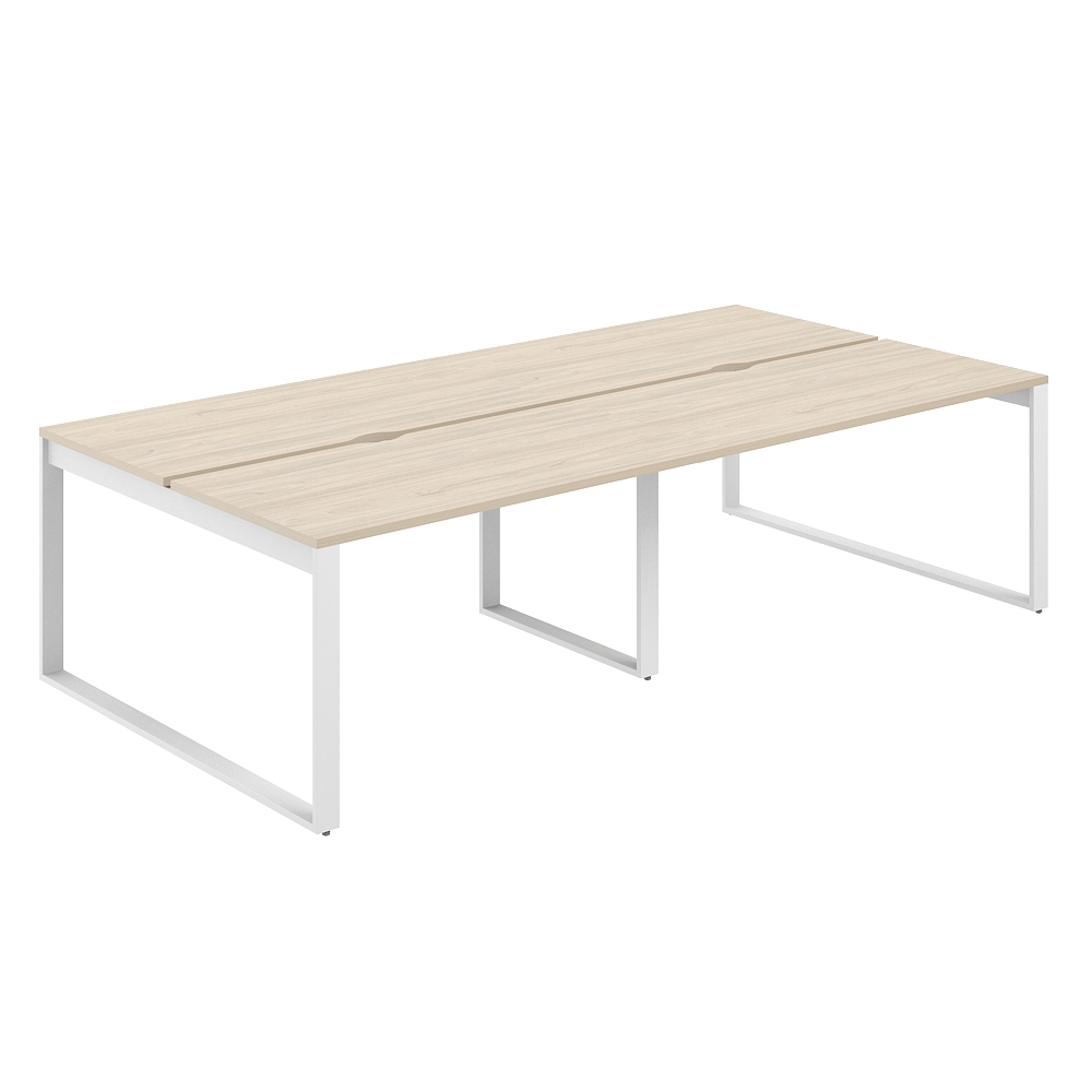 Рабочая станция 2400х1438х750 AG.144.AR.V.72.WH