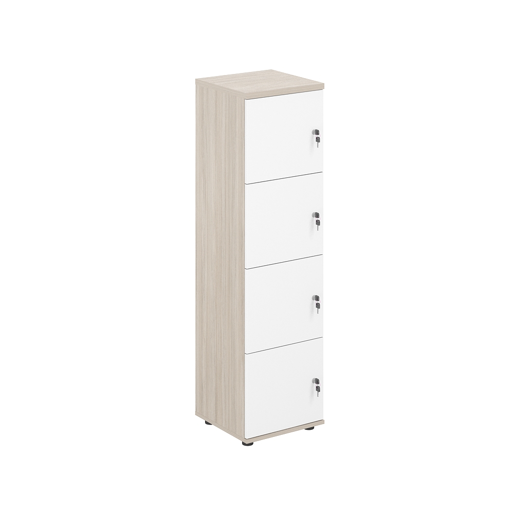 Локер 4 ячейки 400х400х1483 SG.817.OL.WH