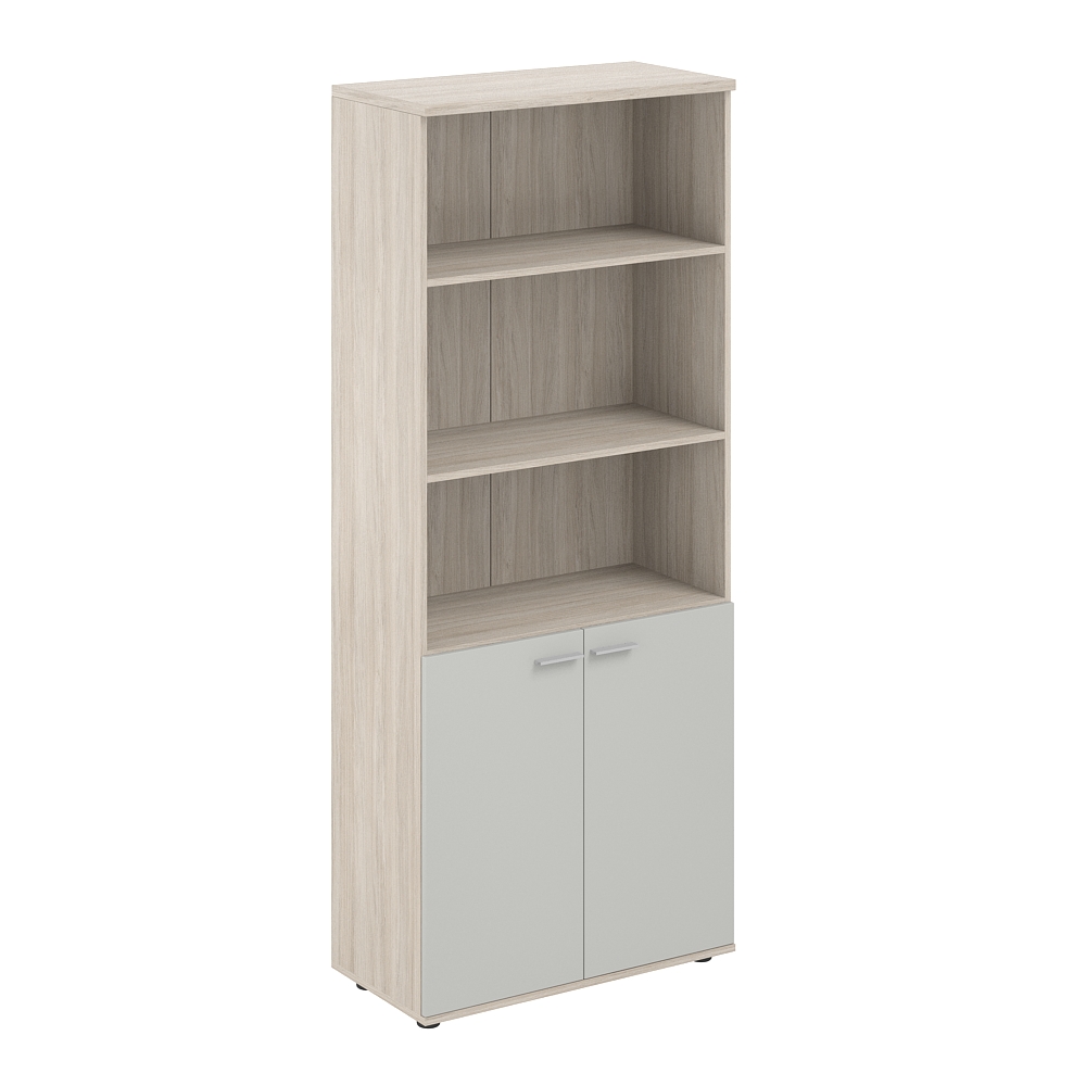 Шкаф высокий полуоткрытый 800х400х1955, 2-х дв, з.ст HDF SG.831.OL.SH