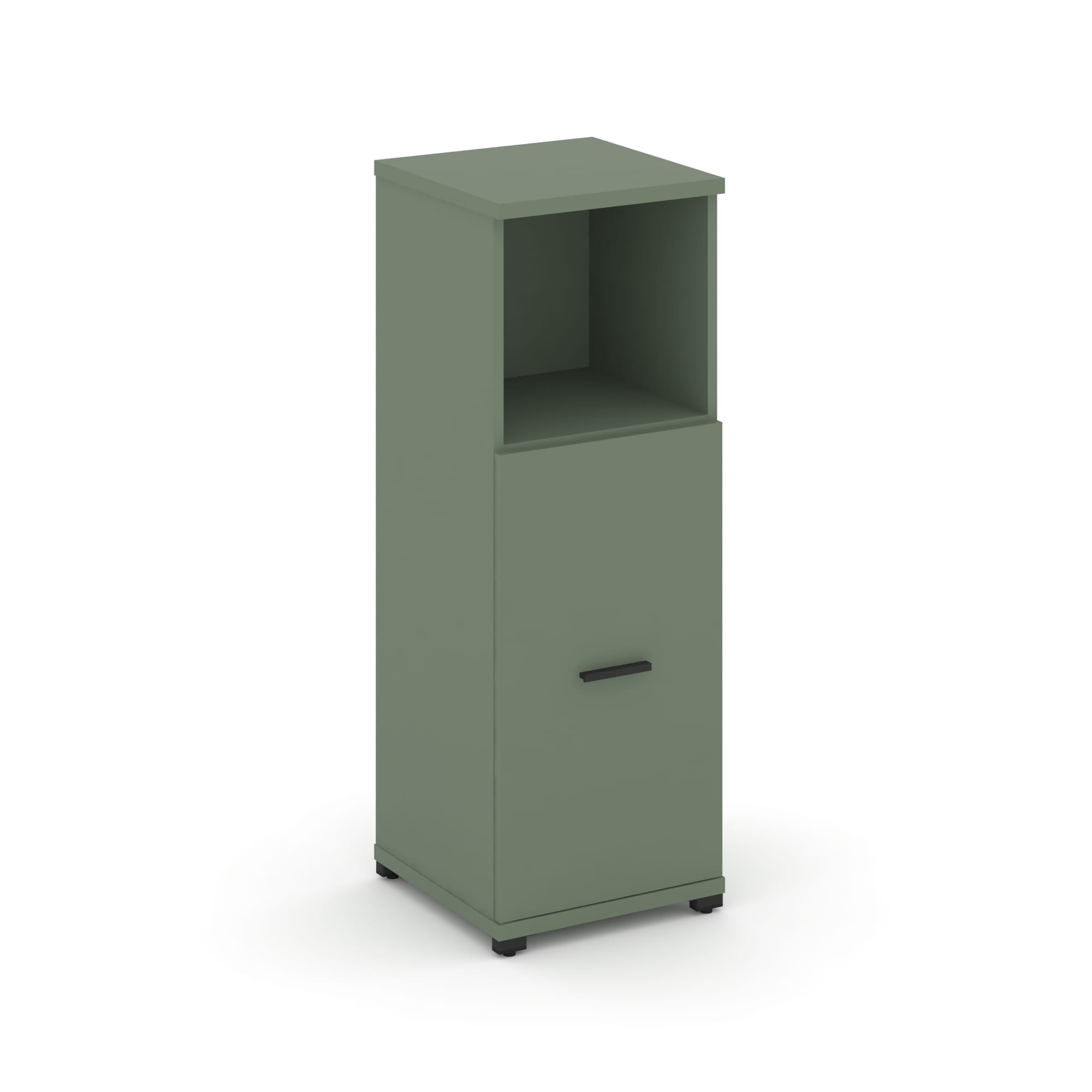Concept Шкаф 1 узкая секция, 3 ниши CN.STU-313 B Кобо/Металл Черный 420*420*1186