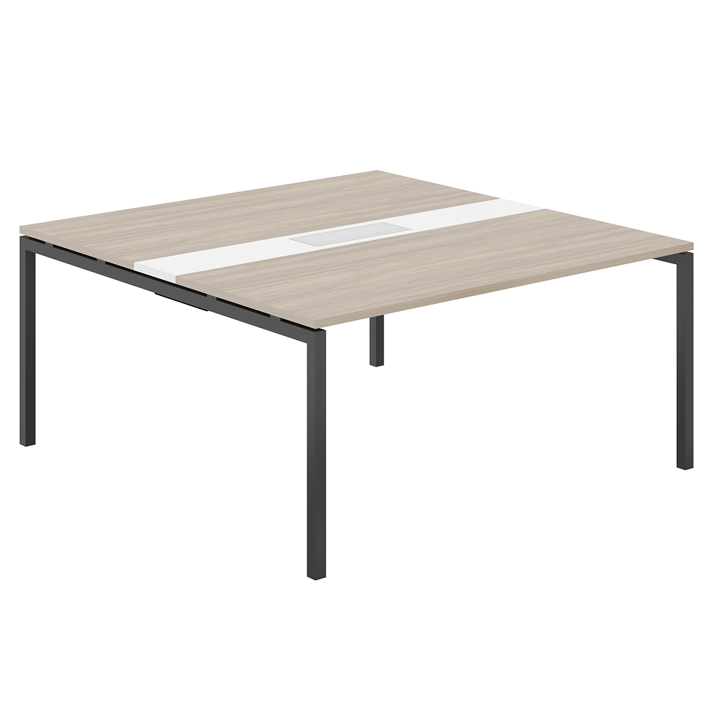 Стол переговорный комбинированный 1600х1638х750 МК40х40 SG.283.WH.44.AN.WH