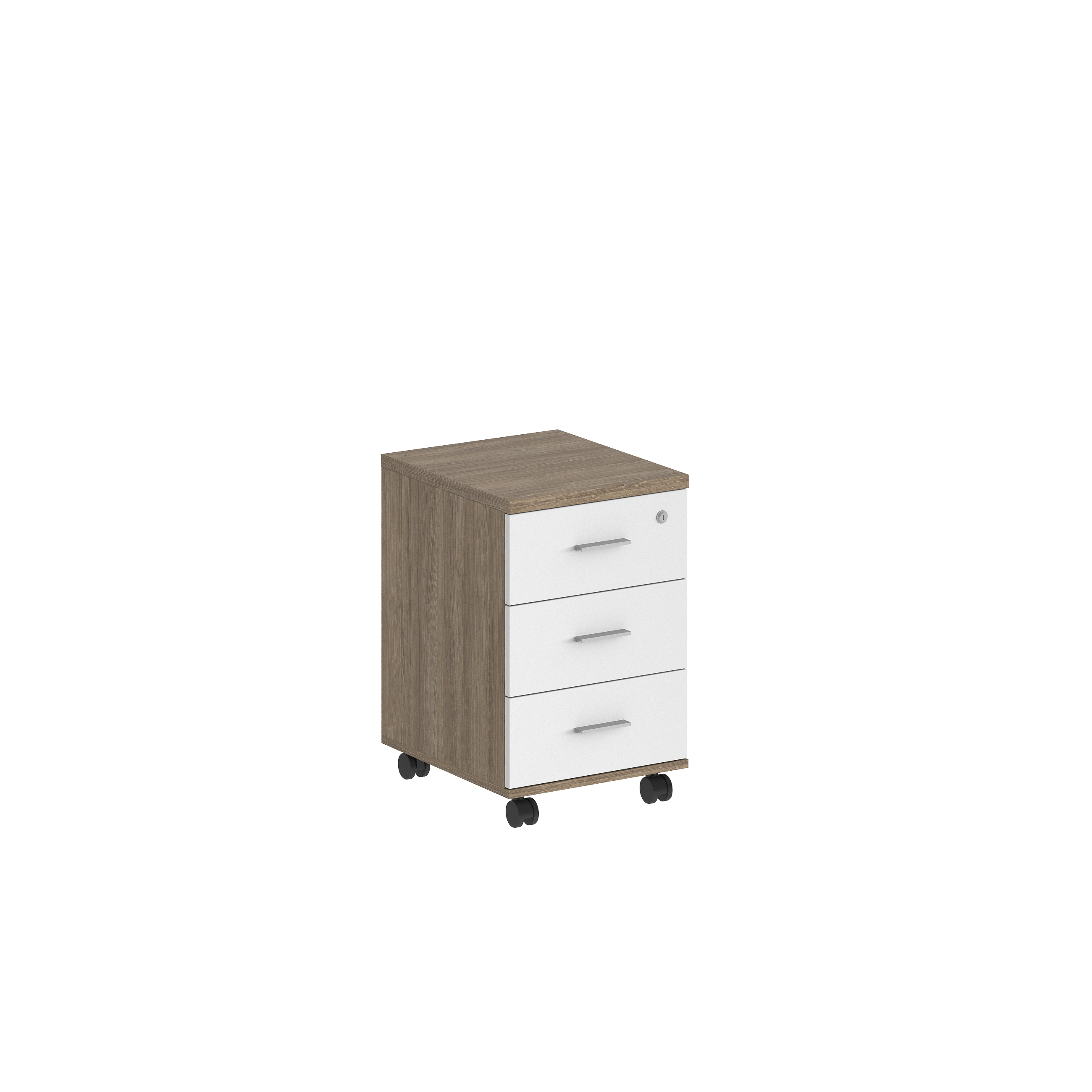 Тумба мобильная с 3 ящ. 404х460х619, с ц.замком SG.612.OD.WH