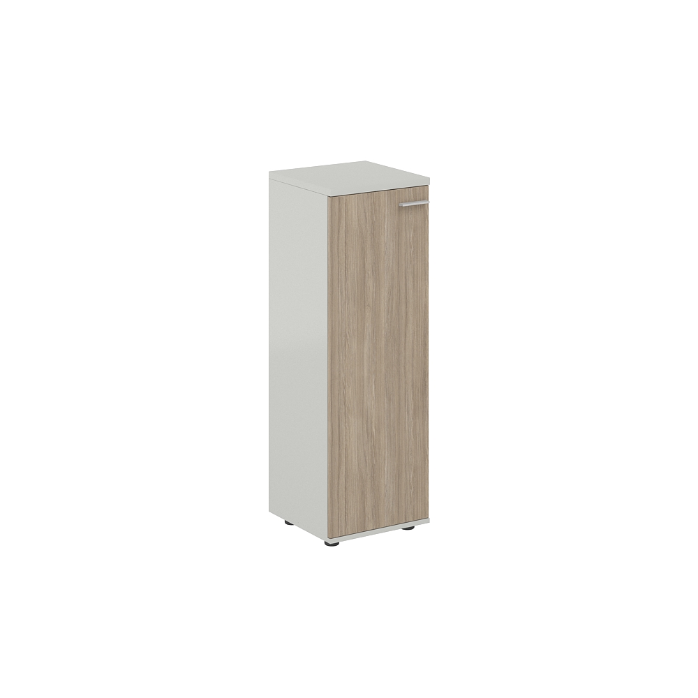 Шкаф средний 400х400х1200, 1 дв., з.ст HDF, левый SG.804.SH.OD.L