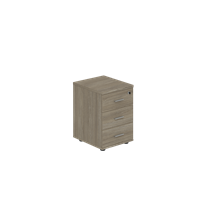 Тумба опорная (мобильная) с 3-мя ящиками + замок 404х462х581 WN.201.OD
