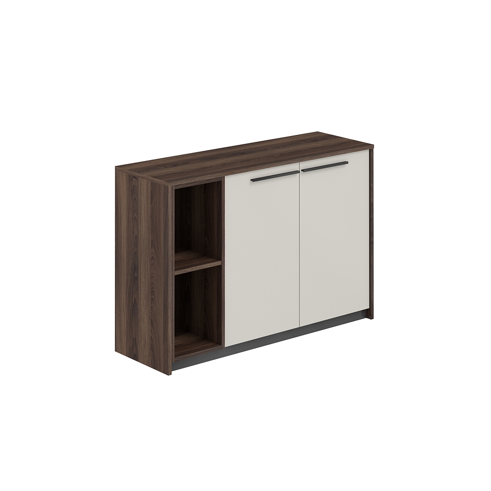 Шкаф низкий со стеллажом, 1240х410х842 RF.324.DA.PG.DA.L