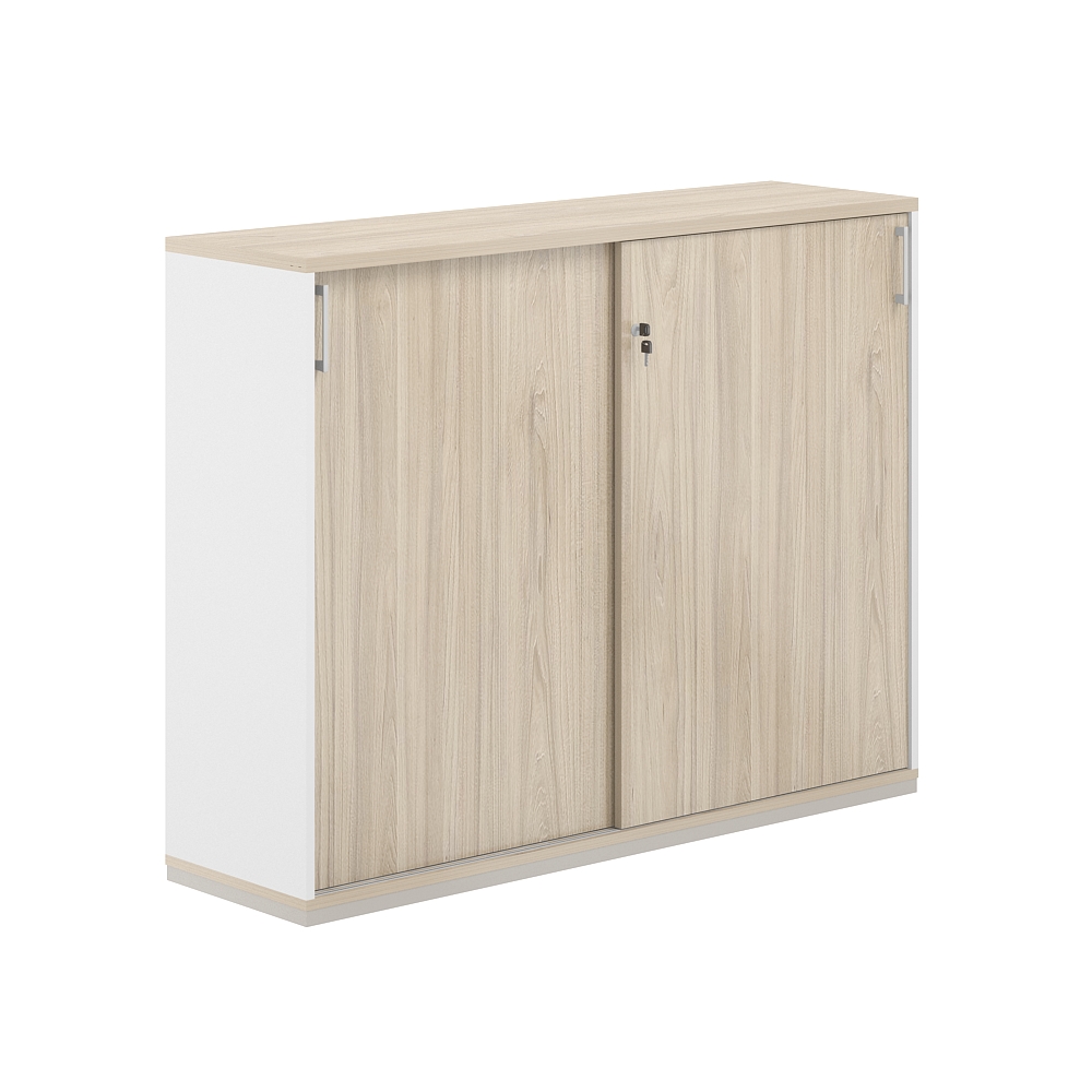 Шкаф-купе 3 ур. 1238х400х1111 AG.244.WH.AR.AR