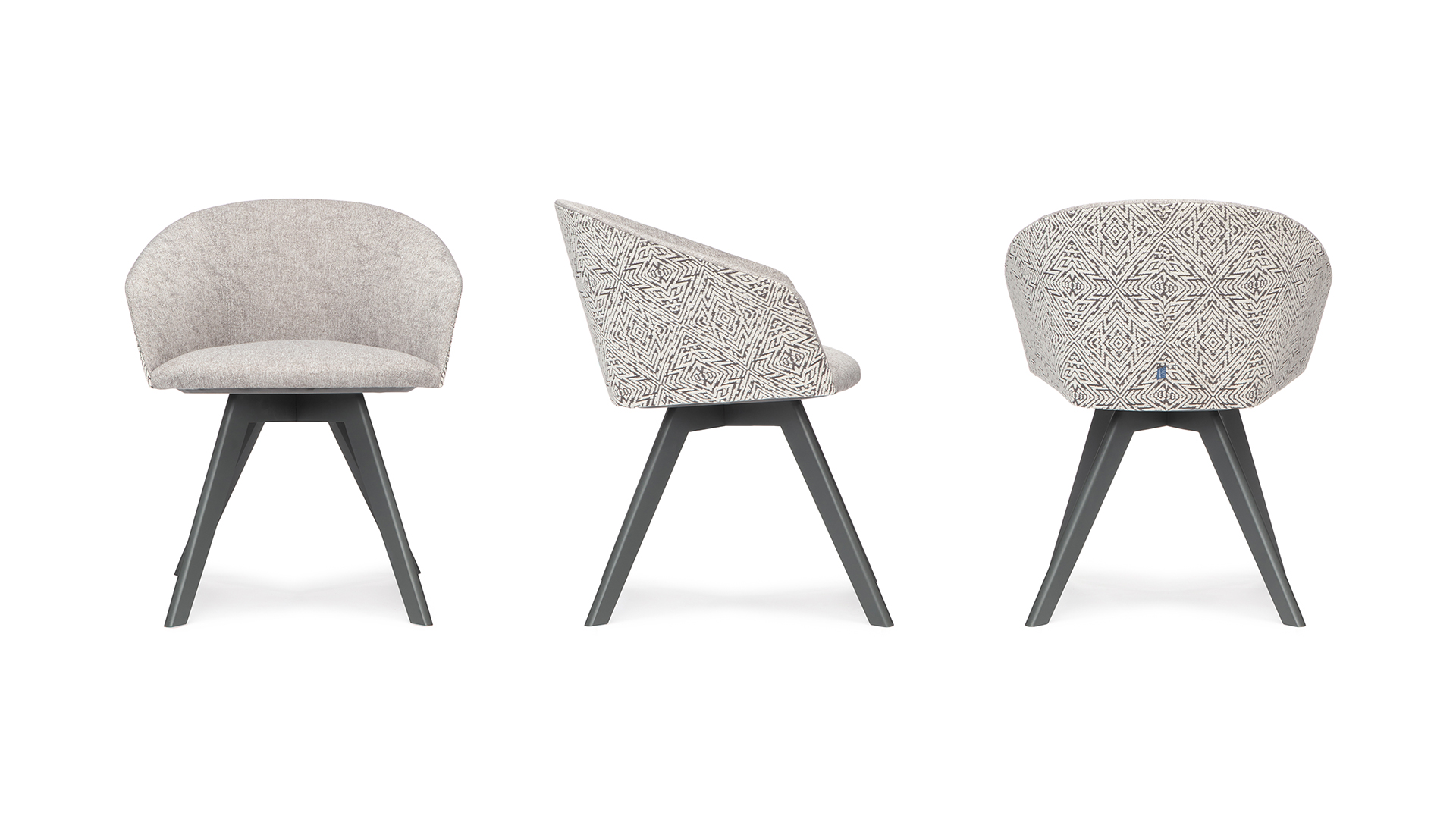 Кресло Charlie на деревянной опоре