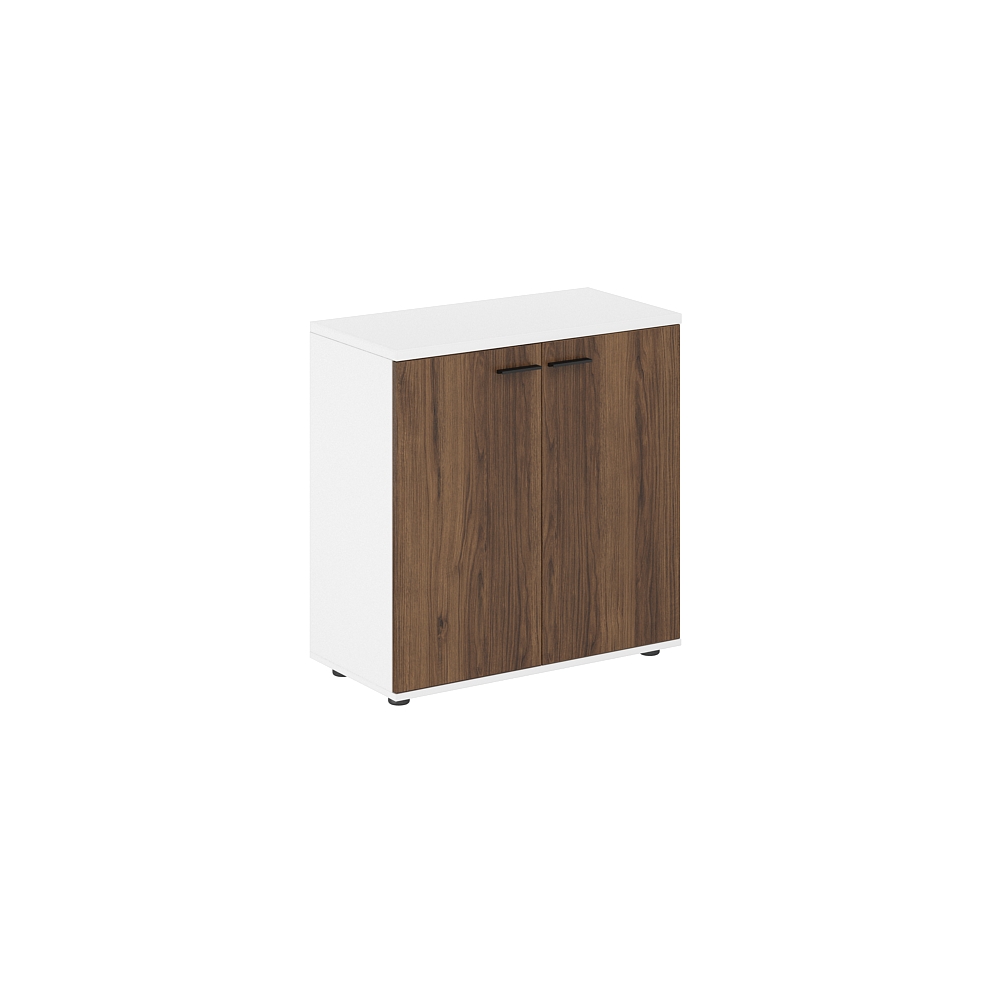 Шкаф низкий 800х400х825, 2-х дв., з.ст ЛДСП SG.815.WH.DM