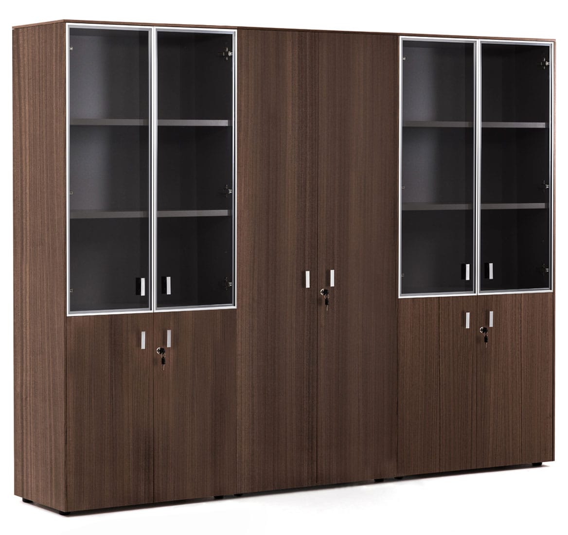 Шкаф высокий тройной комбинированный (с гардеробом) Enzo 109 731 ECL