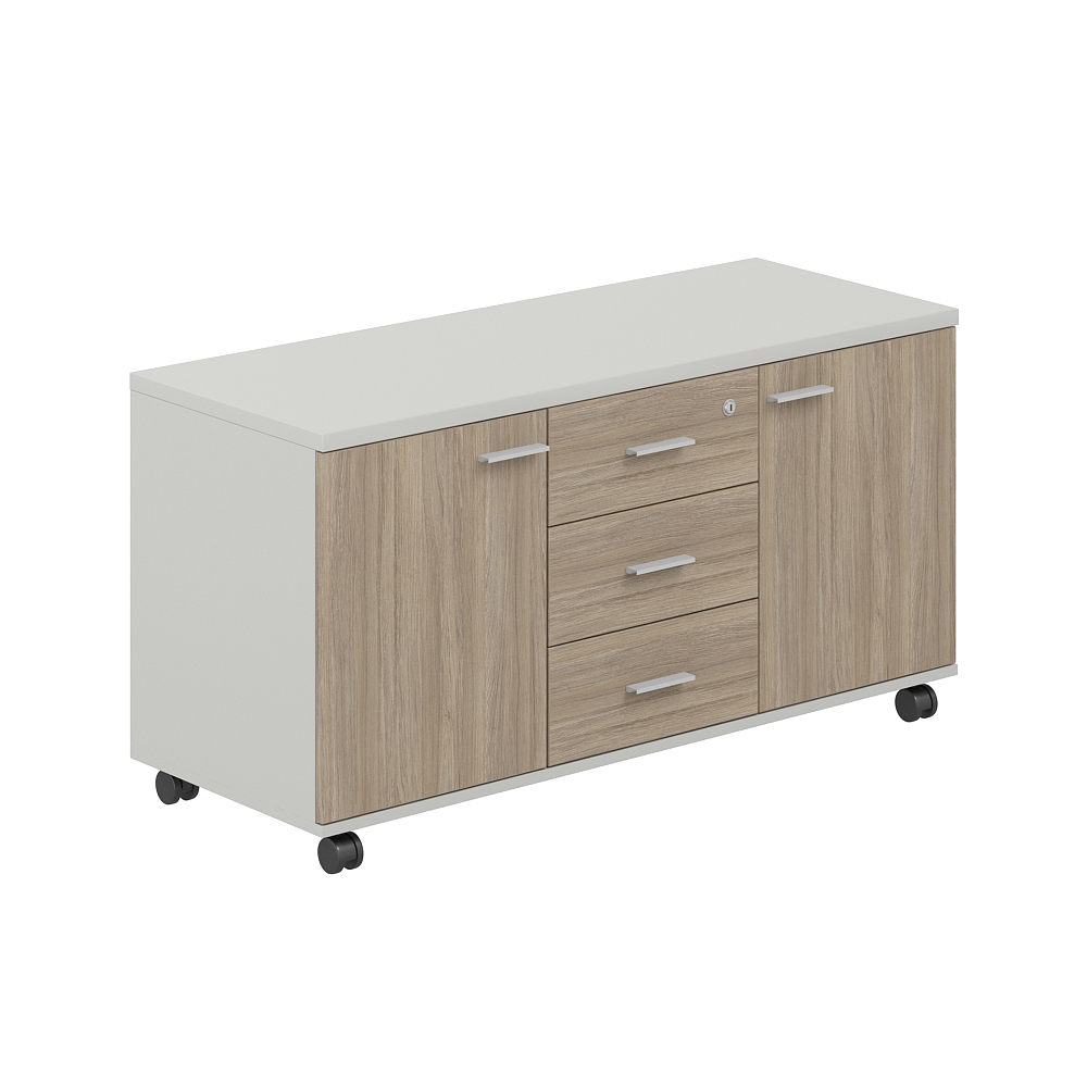 Тумба сервисная с 3 ящ. 1204х460х619, с замком, 2 фасадами SG.621.SH.OD