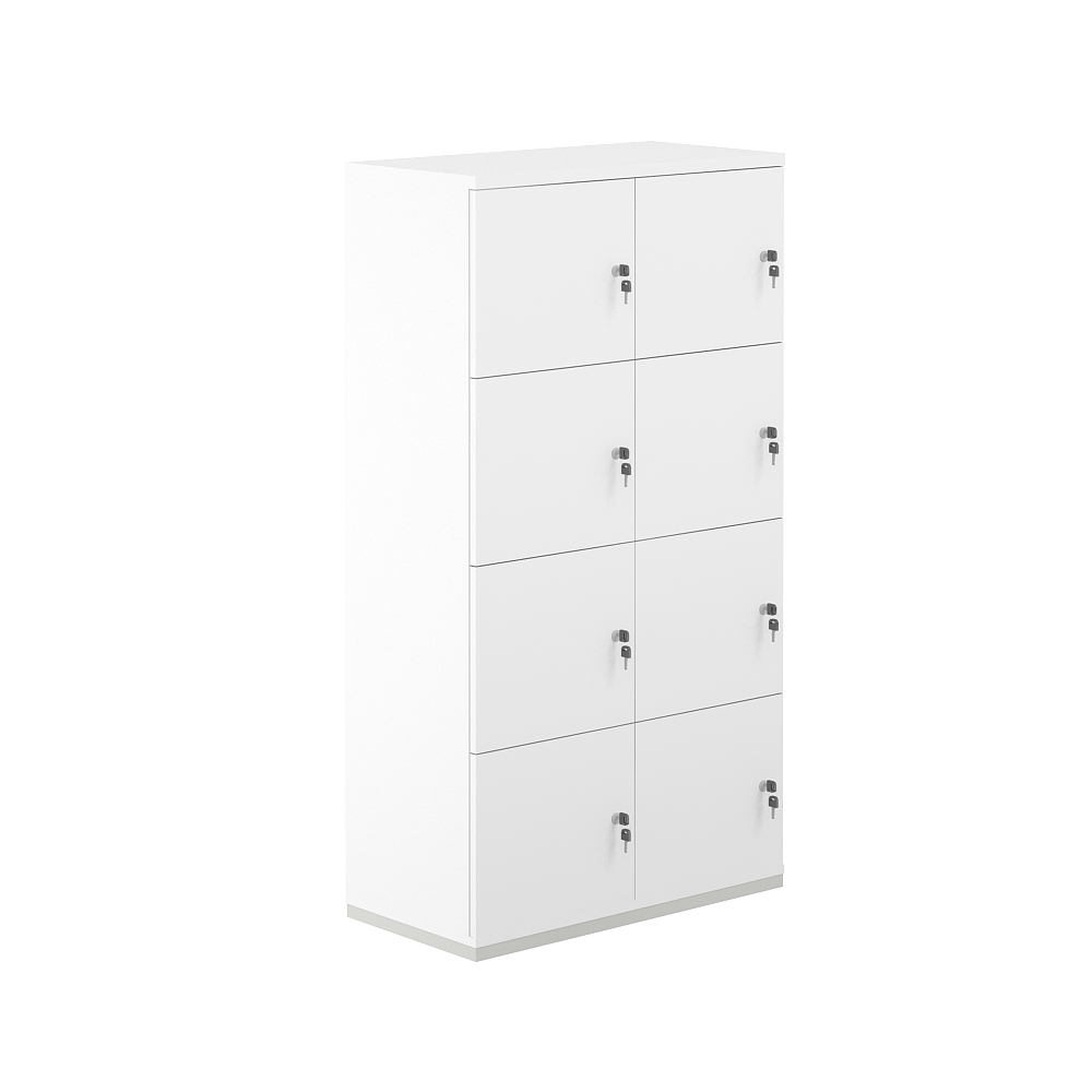 Локер  8 яч.800х400х1472 AG.233.WH.WH.WH