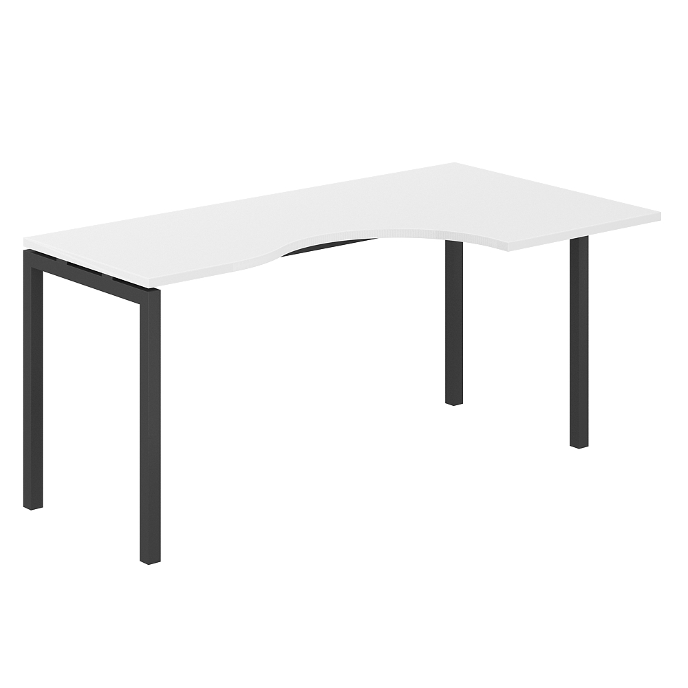 Стол эргономичный 1400х900х750 правый МК40х40 SG.231.WH.44.AN.R