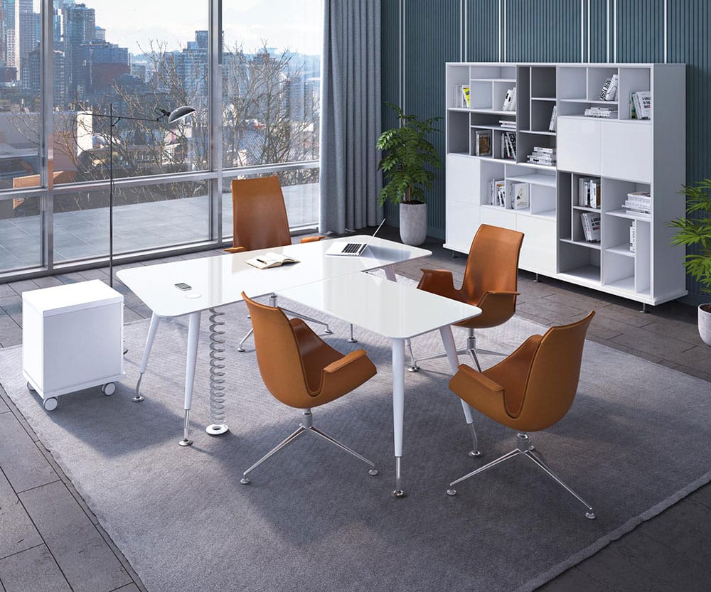 Стол руководителя EMPORIO трапецевидный 2 м