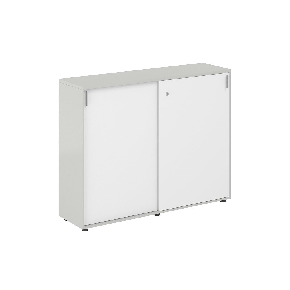 Шкаф купе 1438х400х1125 средний, с замком SG.712.SH.WH