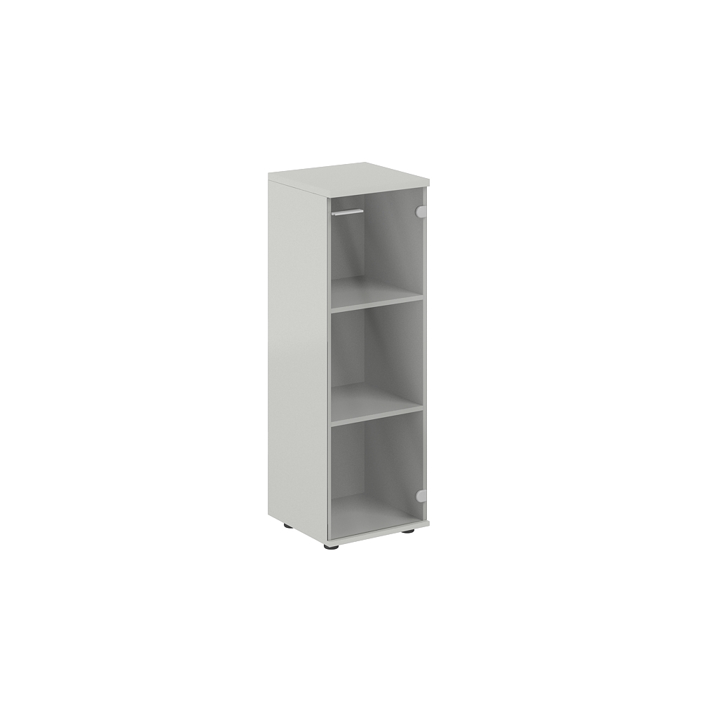 Шкаф средний 400х400х1200, 1 дв., со стеклом з.ст HDF SG.804.SH.GL