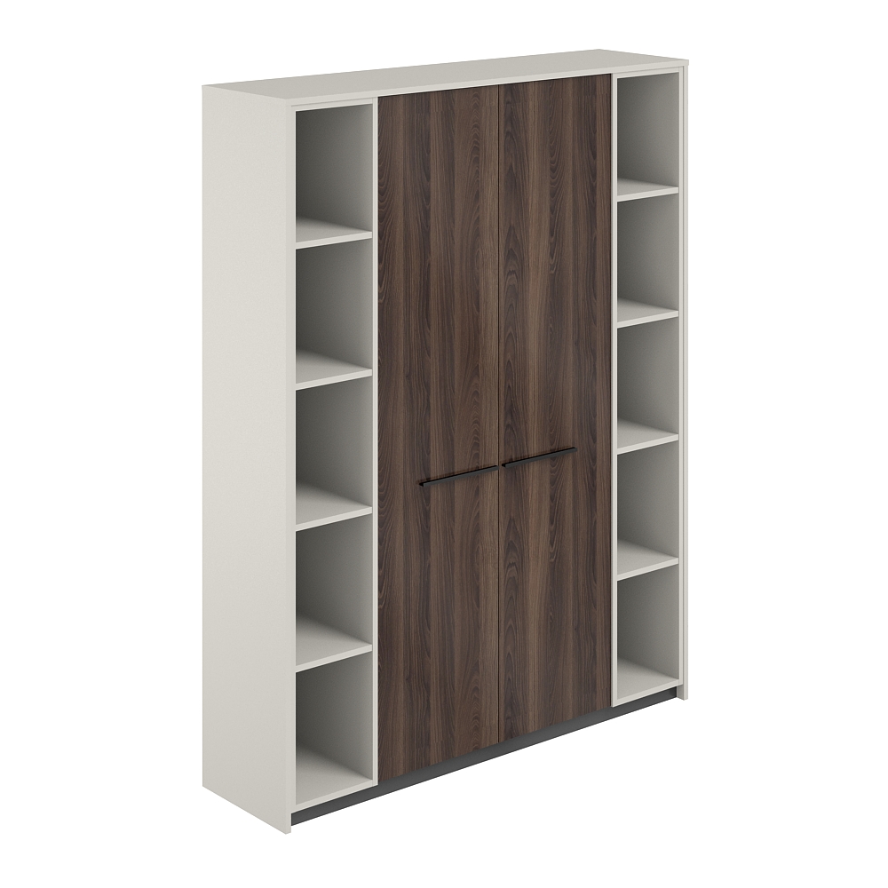 Шкаф высокий (для одежды) с 2-мя стеллажом, 1540х410х1994 RF.504.PG.DA.PG