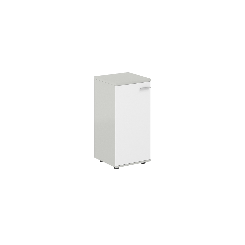 Шкаф низкий 400х400х825, 1 дв., з.ст ЛДСП, левый SG.816.SH.WH.L