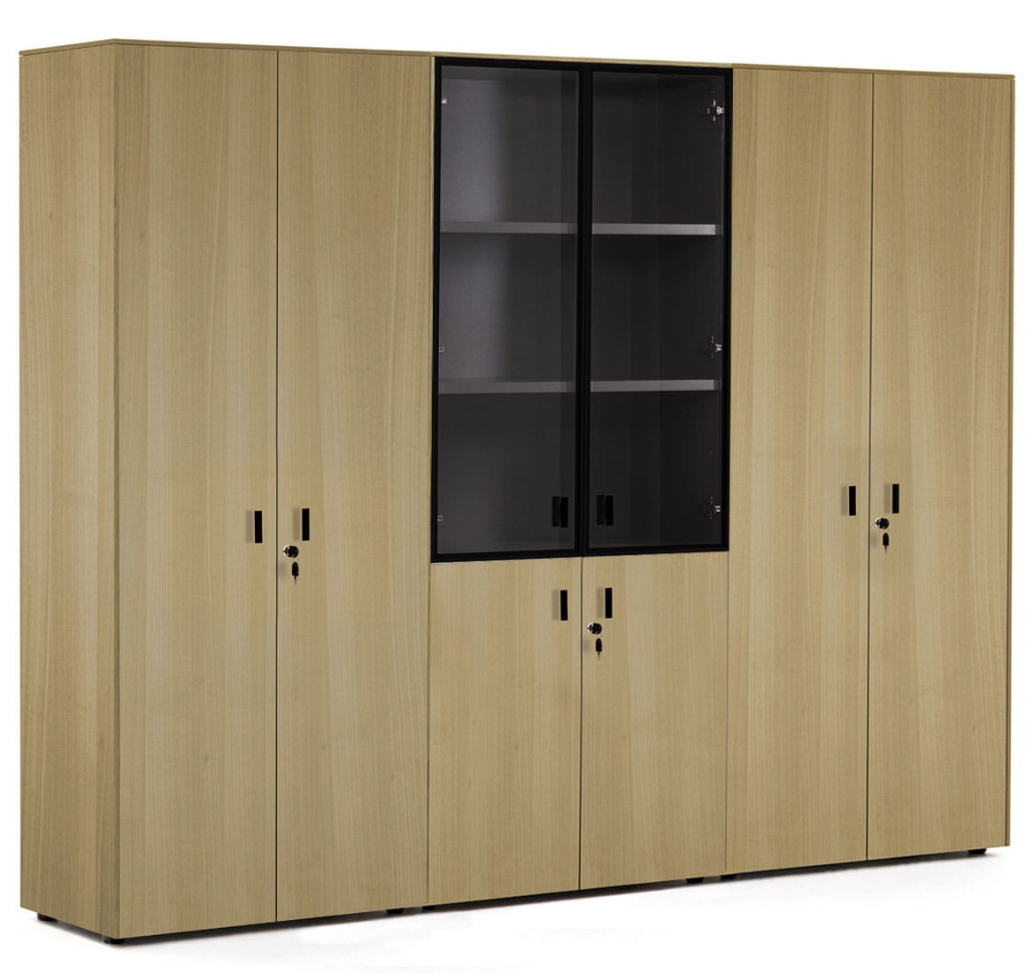 Шкаф высокий тройной комбинированный (с гардеробом) Enzo 109 733 ECL