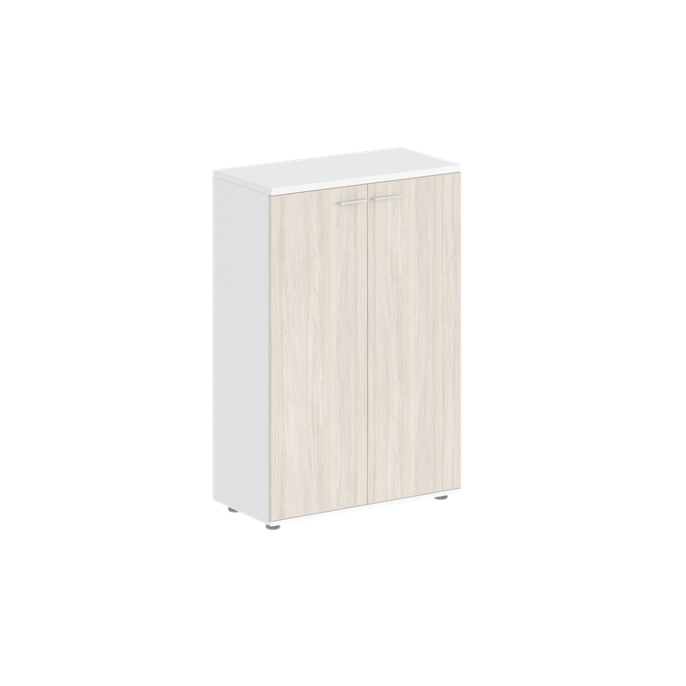 Шкаф средний 800х400х1200, 2-х дв., з.ст HDF SG.803.WH.OL