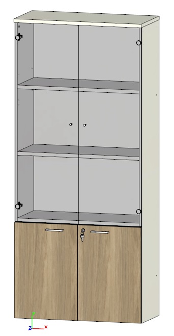 Шкаф высокий комбинированный CLF520