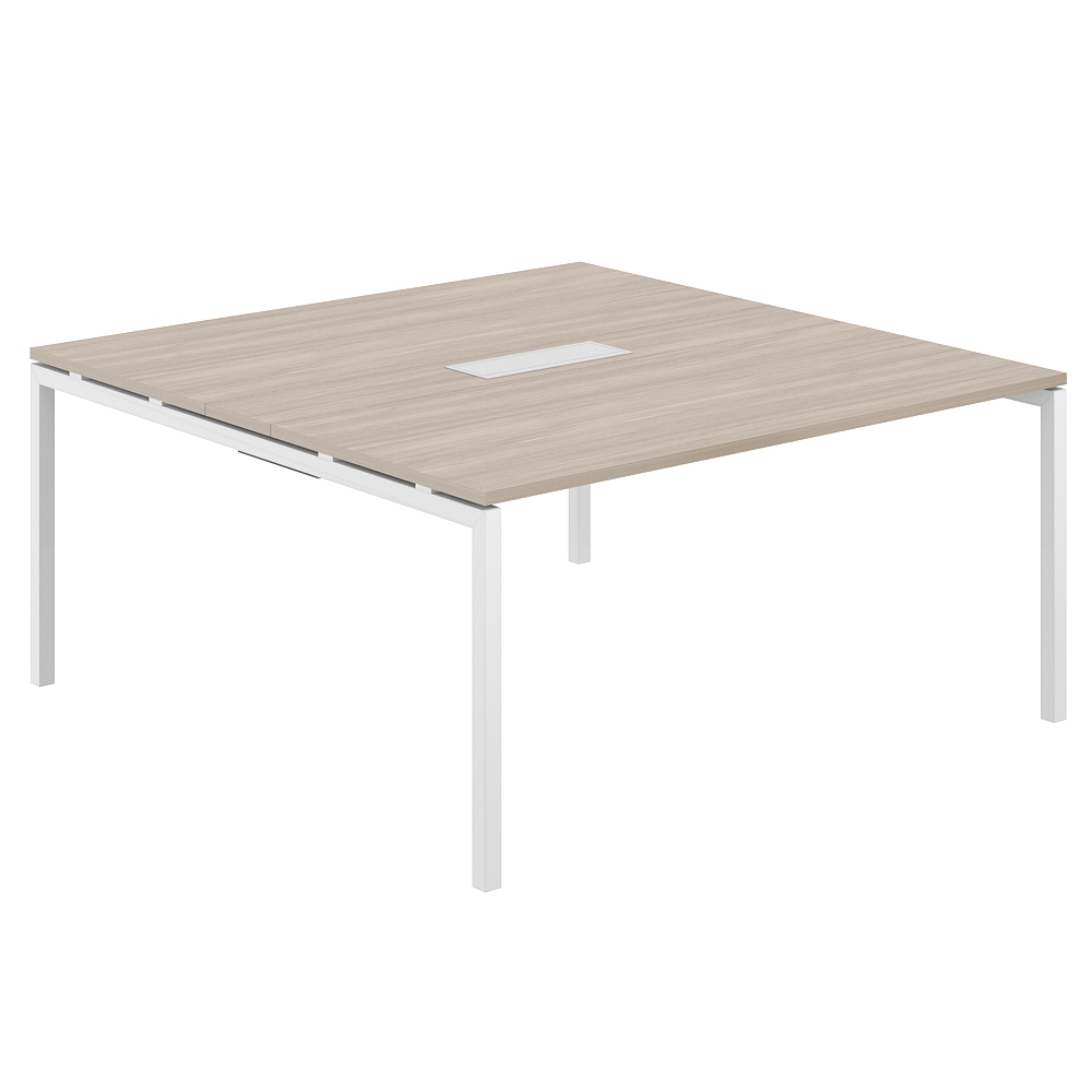 Стол переговорный комбинированный 1600х1638х750 МК40х40 SG.283.OD.44.WH.OD