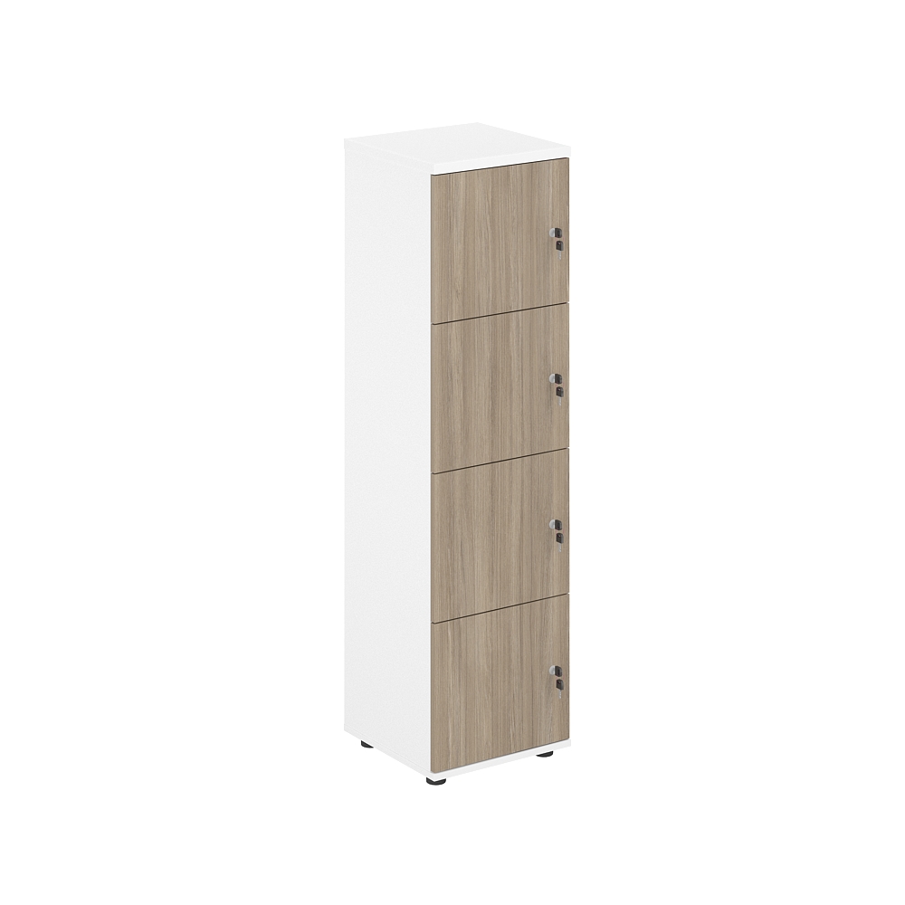 Локер 4 ячейки 400х400х1483 SG.817.WH.OD