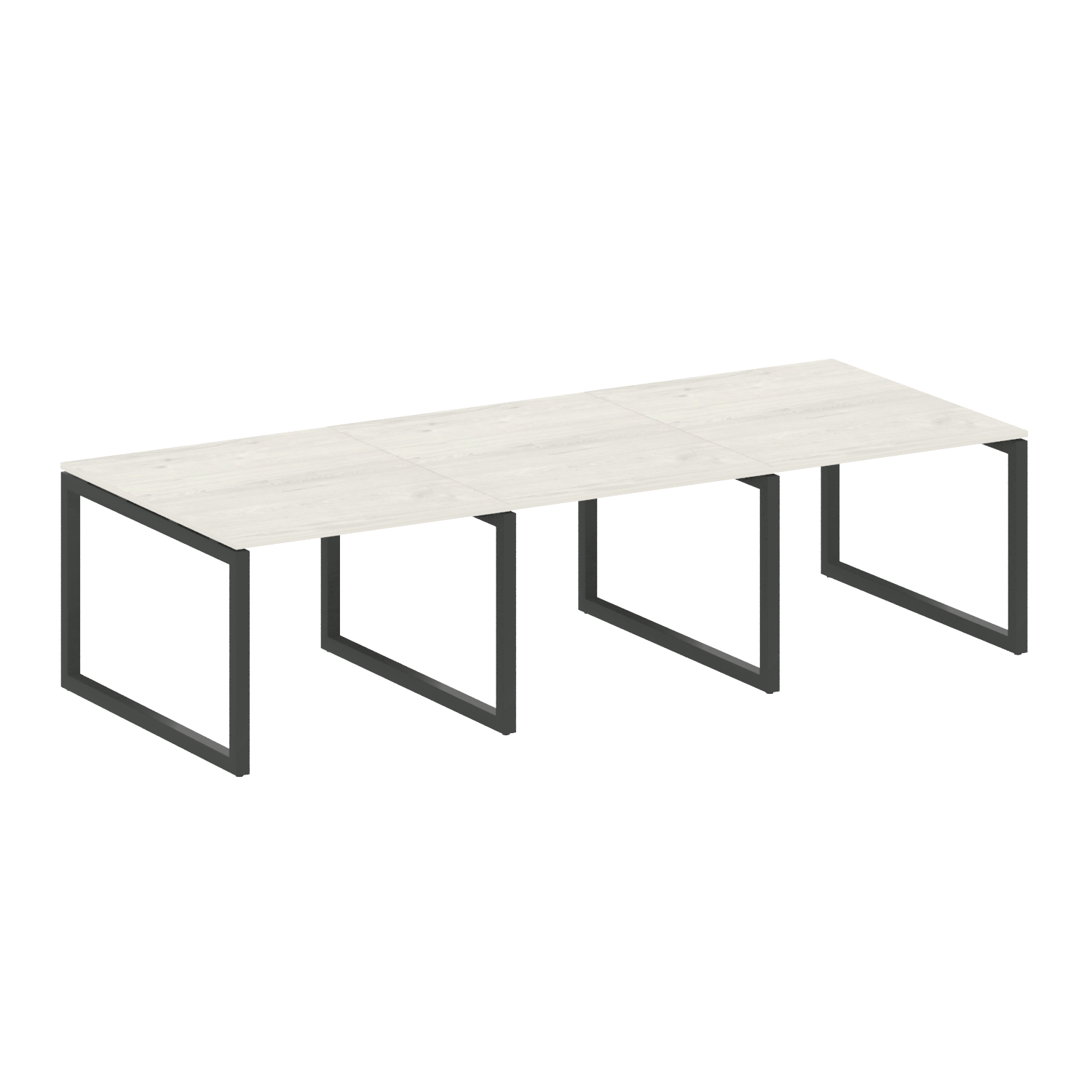 Metal System Quattro Переговорный стол (3 столешницы) на О-оразном м/к 50БО.ПРГ-3.1