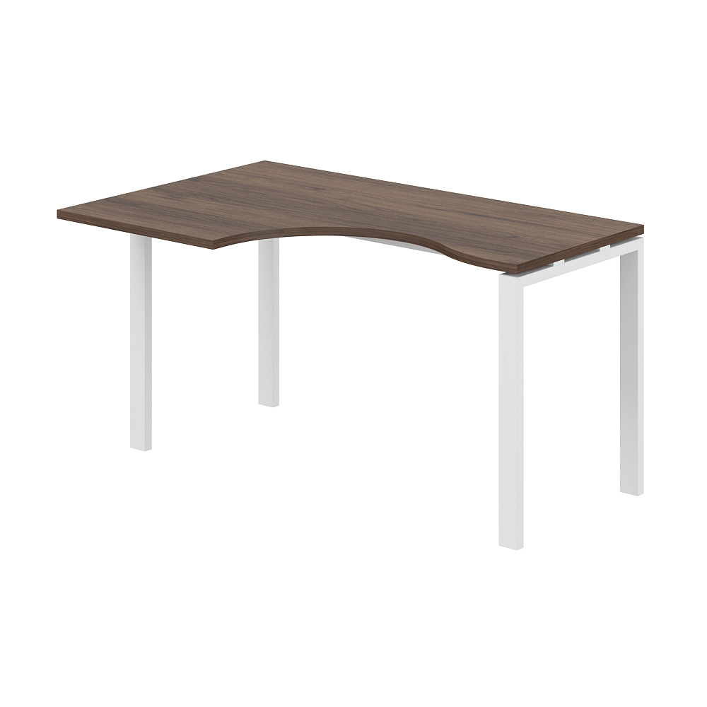 Стол эргономичный 1400х900х750 левый МК60х30 SG.231.DM.63.WH.L