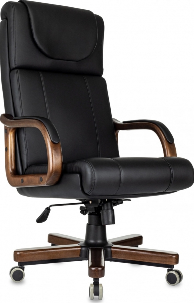 Кресло руководителя Бюрократ T-9933Walnut