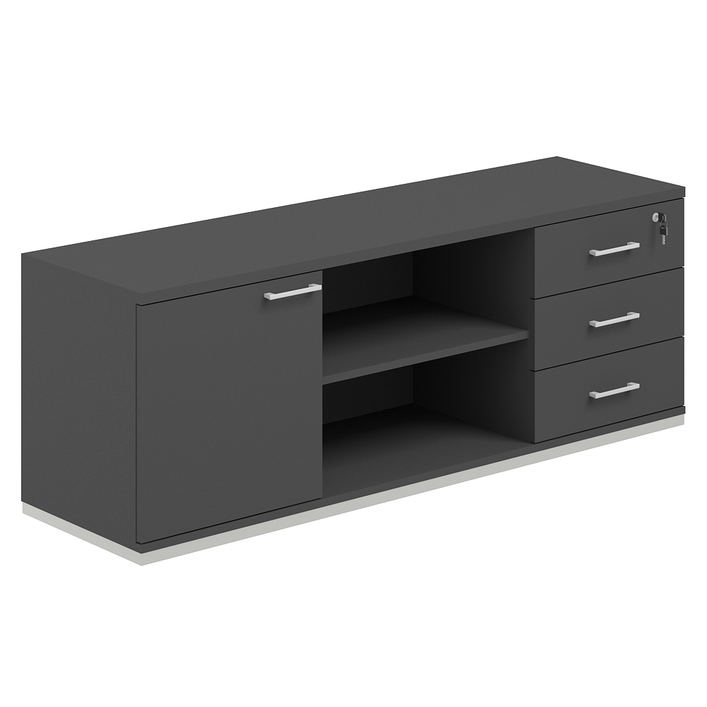 Тумба сервисная 1638х462х584 c замком AG.294.AN.AN.AN